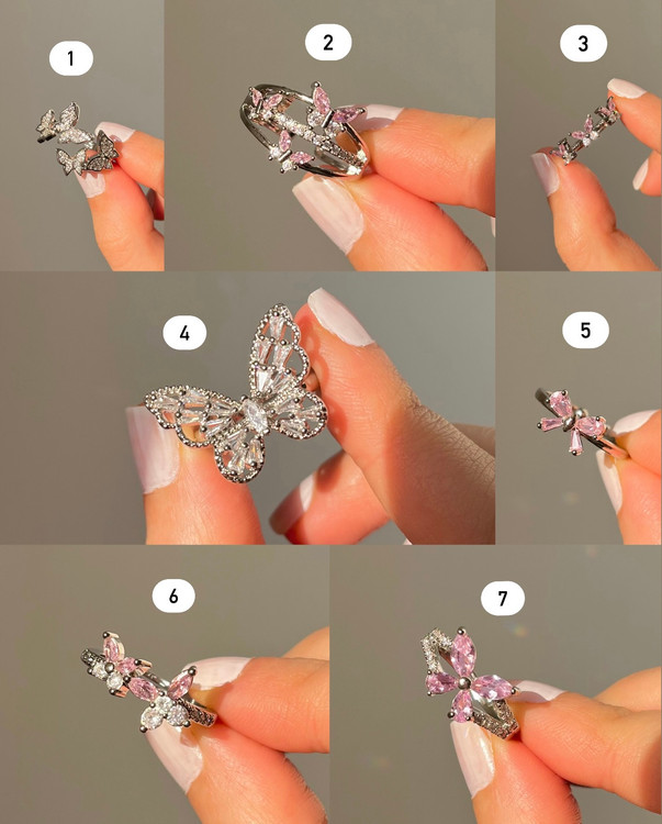 انگشتر های پروانه