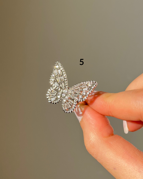 انگشتر پروانه سفید