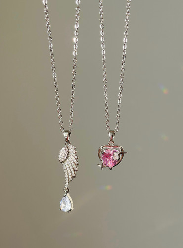 گردنبند بال فرشته و قلب