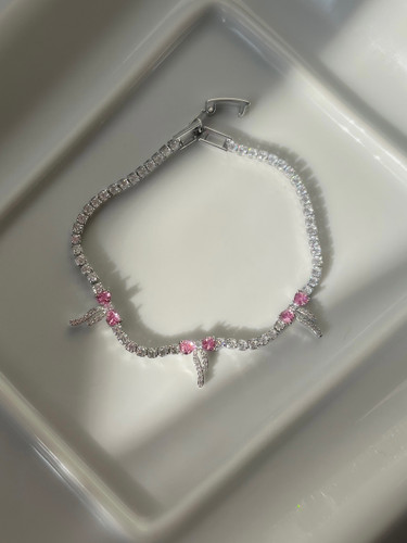 دستبند پاپیون جواهر